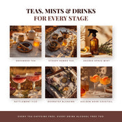 Teas, mists and celebration drinks from The Practical Magic Guide to Building by Abeaud