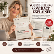 Your Building Contract Explained guidebook by Abeaud, 36 pages and 65 real buyer Q&As, instant download