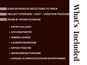 Home Building Selections Planner | Track all selections & variations