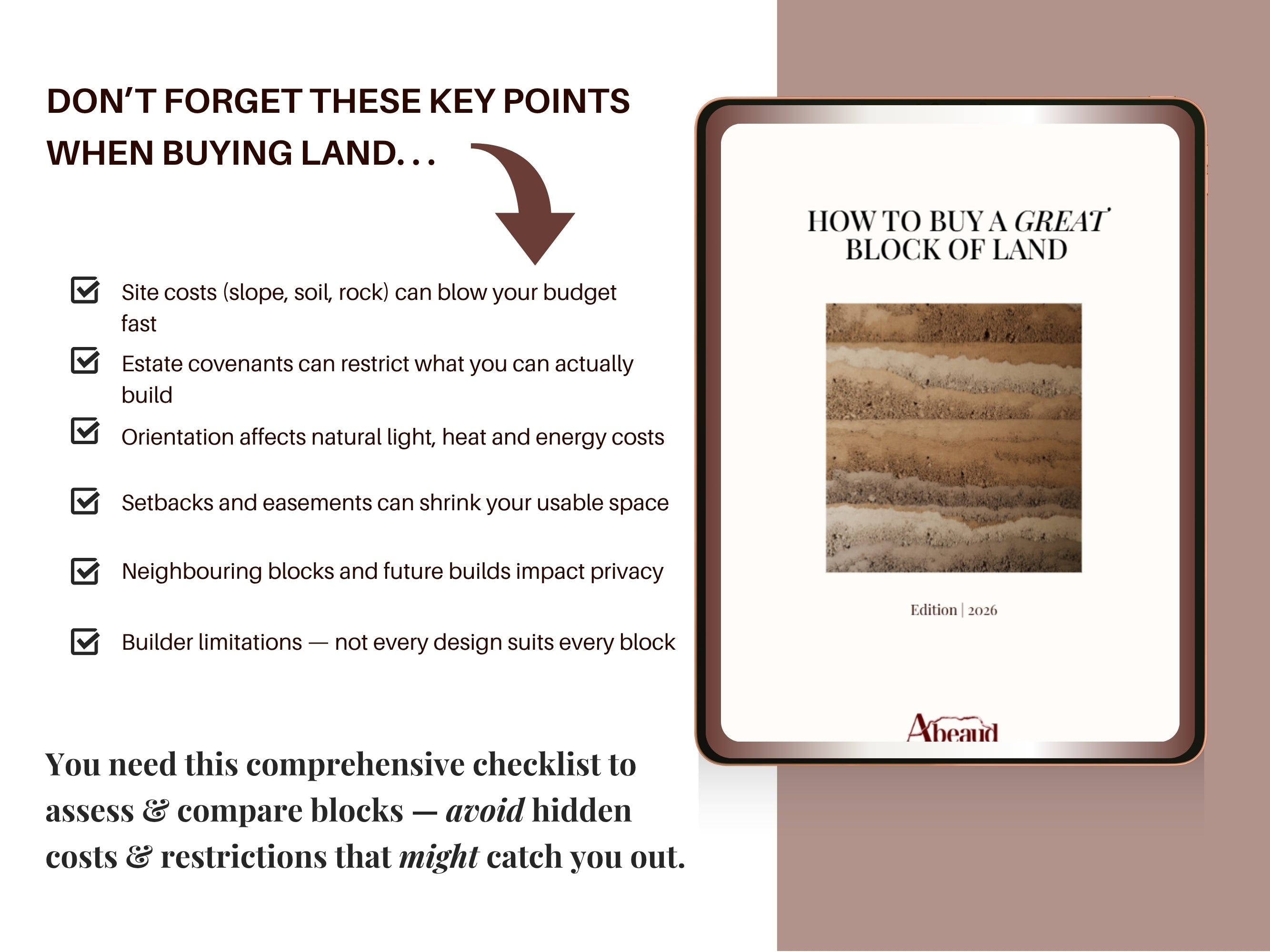 How to Buy a Great Block of Land
