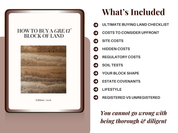 How to Buy a Great Block of Land