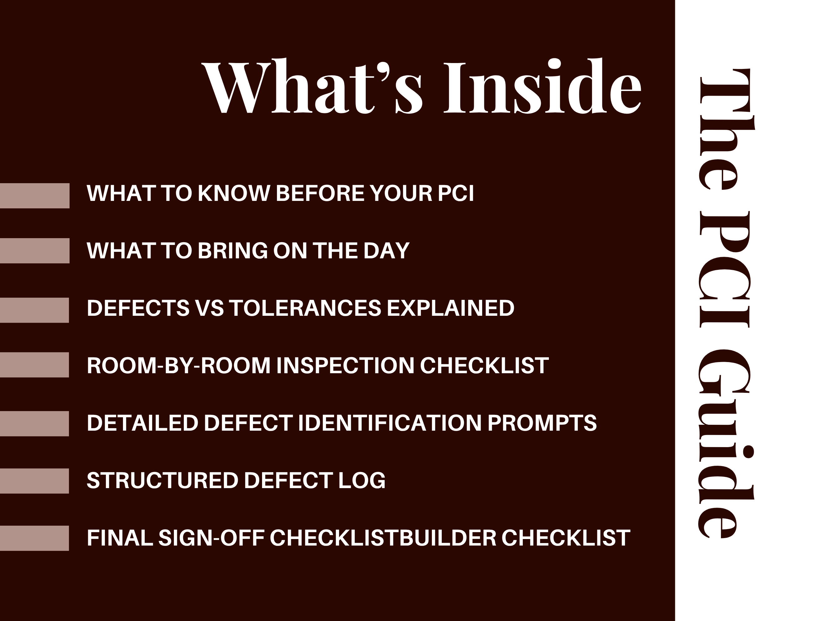 Practical Completion Inspection - Ultimate Checklist