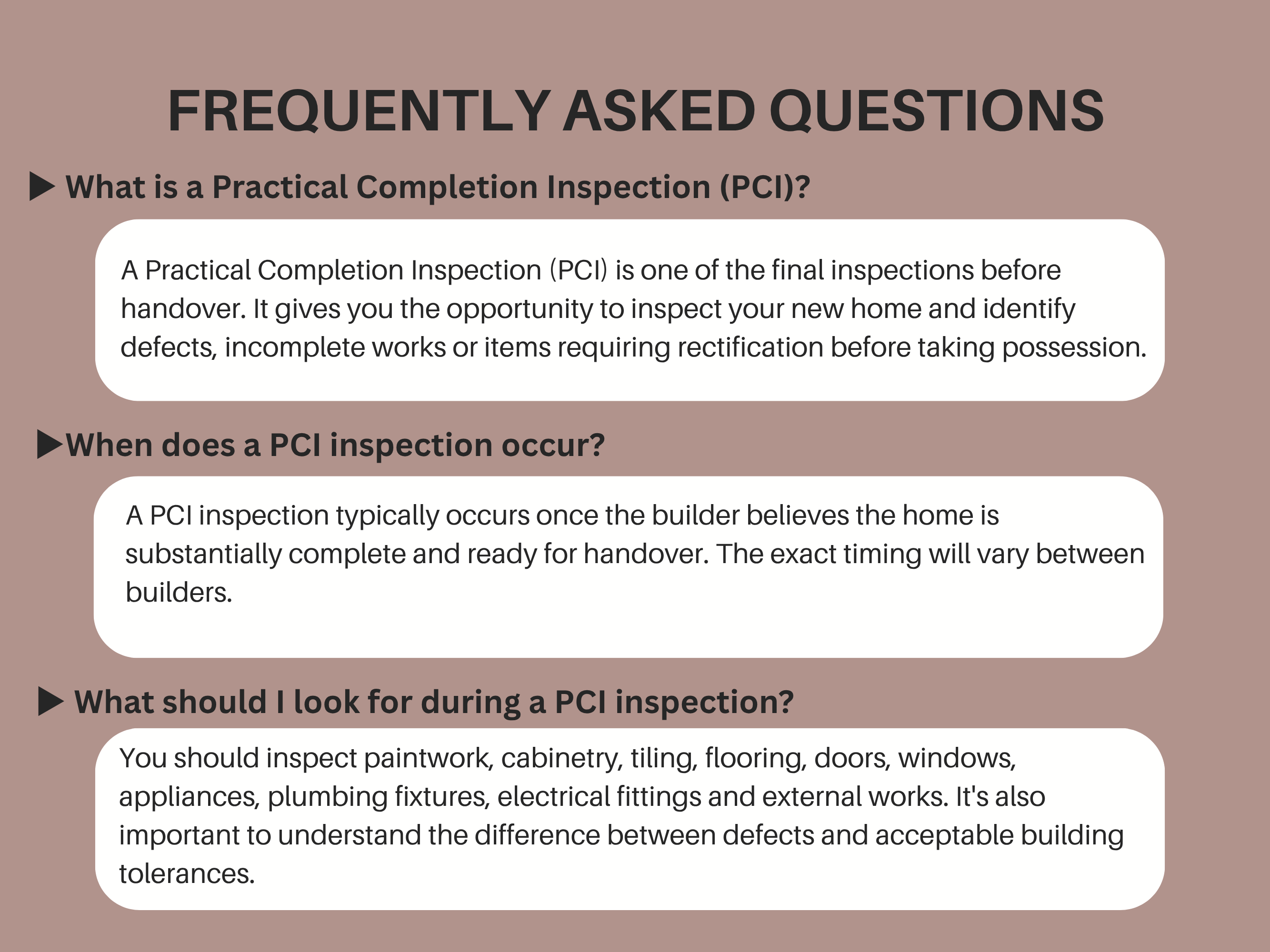 Practical Completion Inspection - Ultimate Checklist to Getting It Right