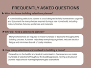 Home Building Selections Planner | Room-by-Room Checklist